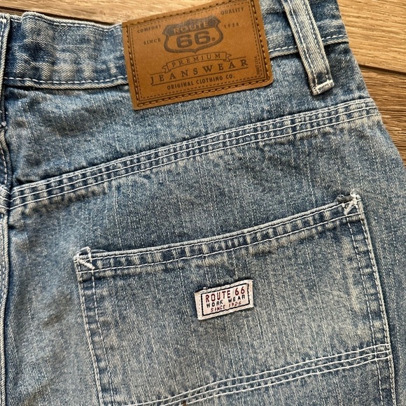 Route 66 Vintage Carpenter Petite Ladies Jeans Medium Wash SZ 11/12 NWT - Picture 5 of 8